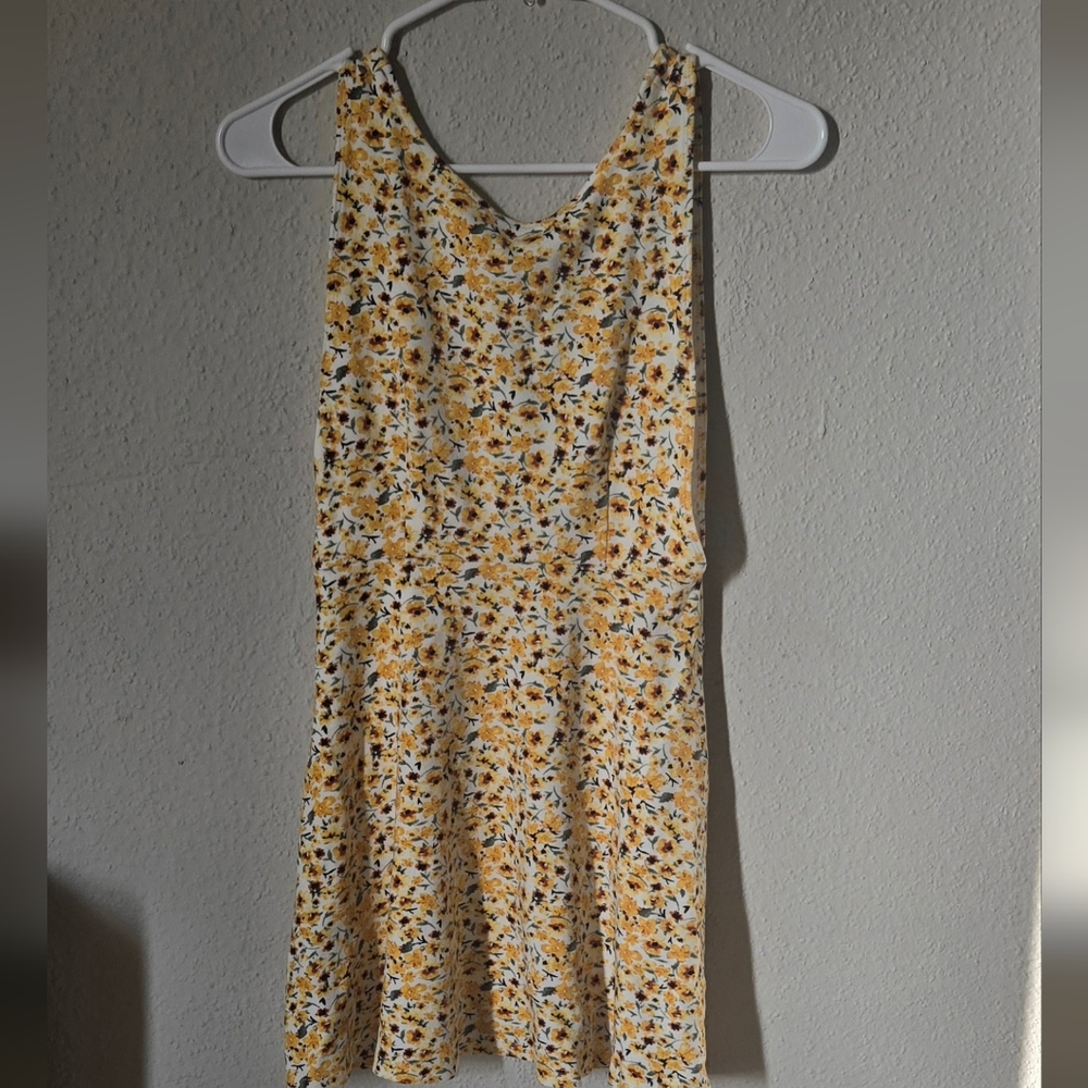 Forever 21 Yellow Sleeveless A-Line Sundress - Picture 4 of 10